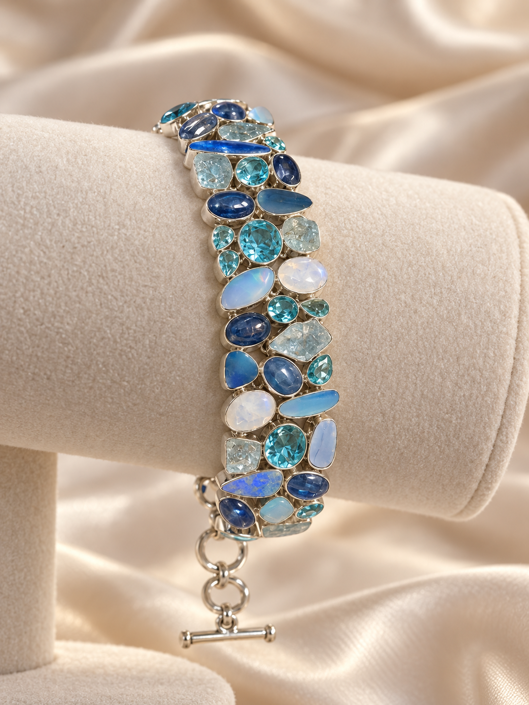 Blue Mosaic Bracelet