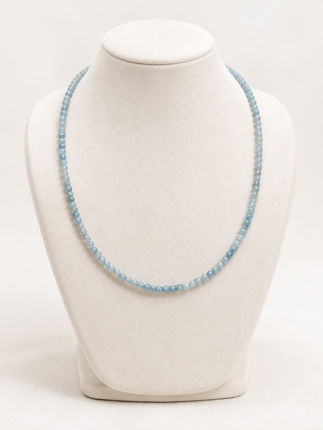 Aquamarine Beaded Necklace