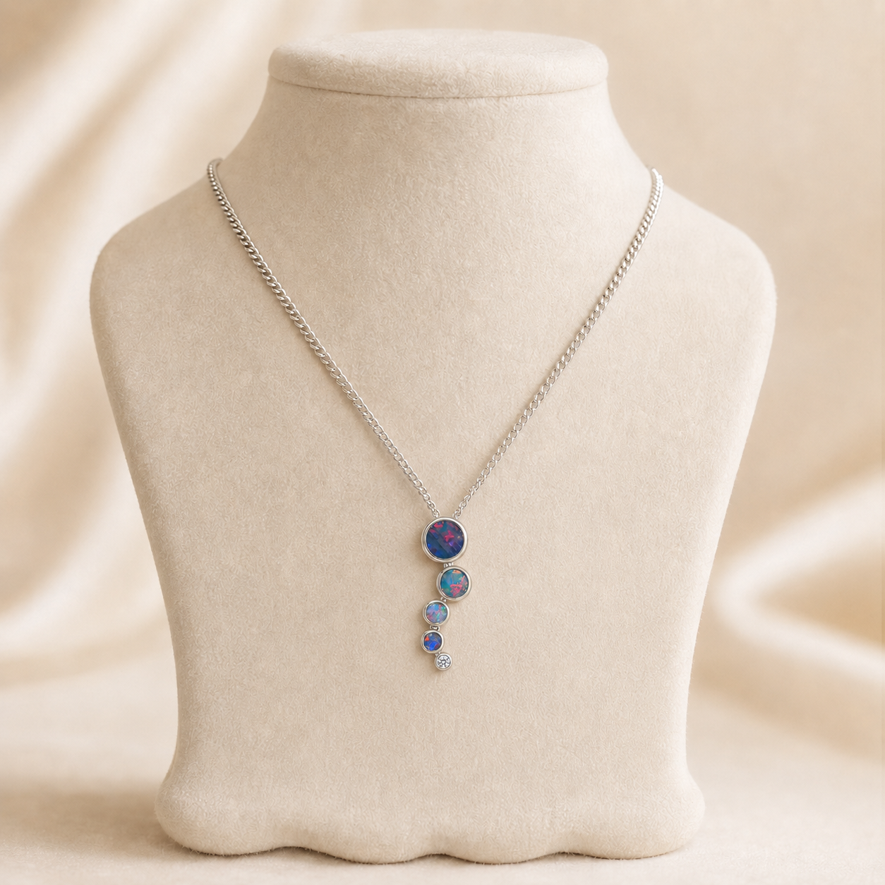 Galaxy Opal Pendant Necklace