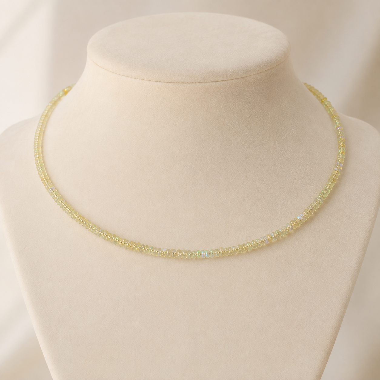 Primrose Opal Beaded Necklace