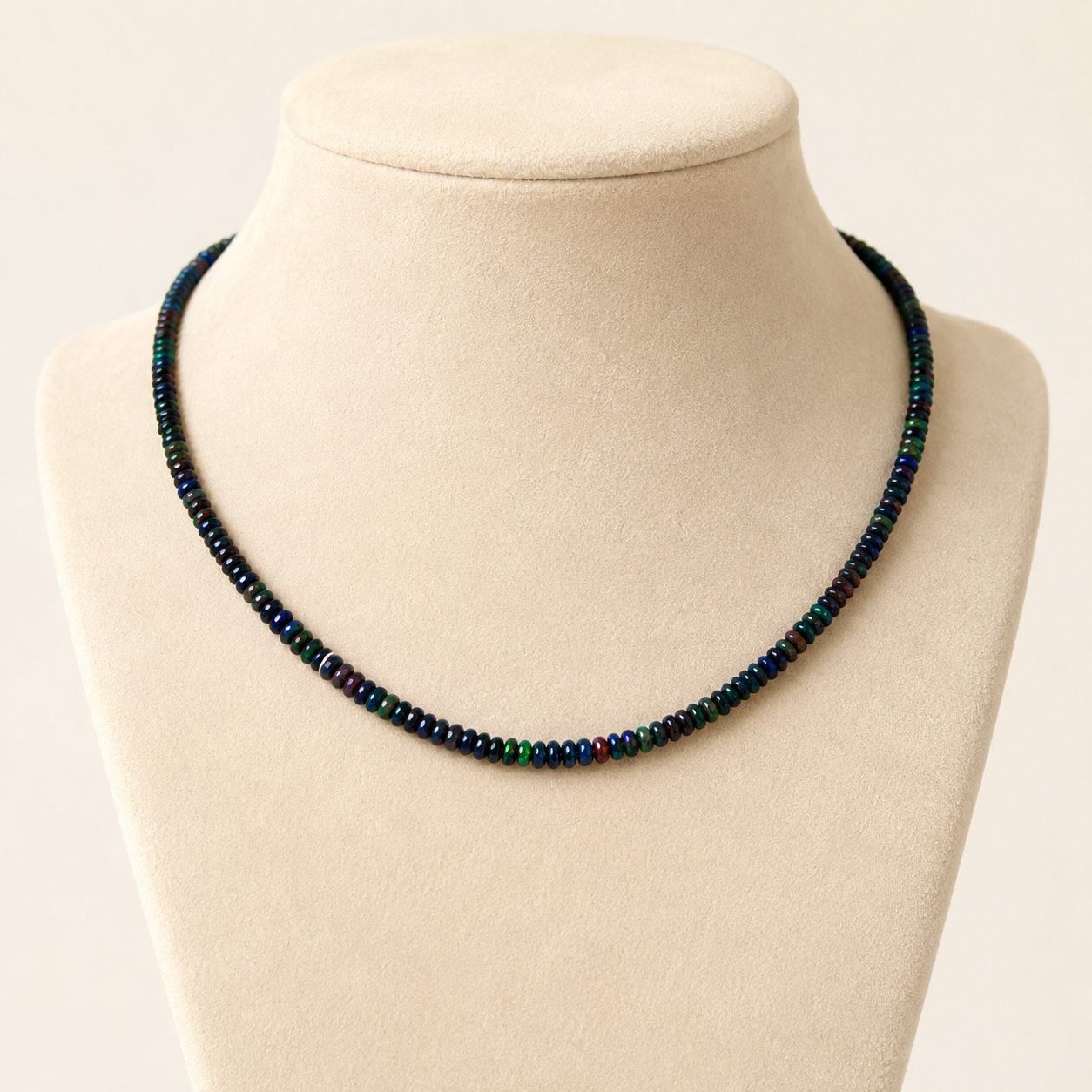 Multicoloured Midnight Opal Beaded Necklace