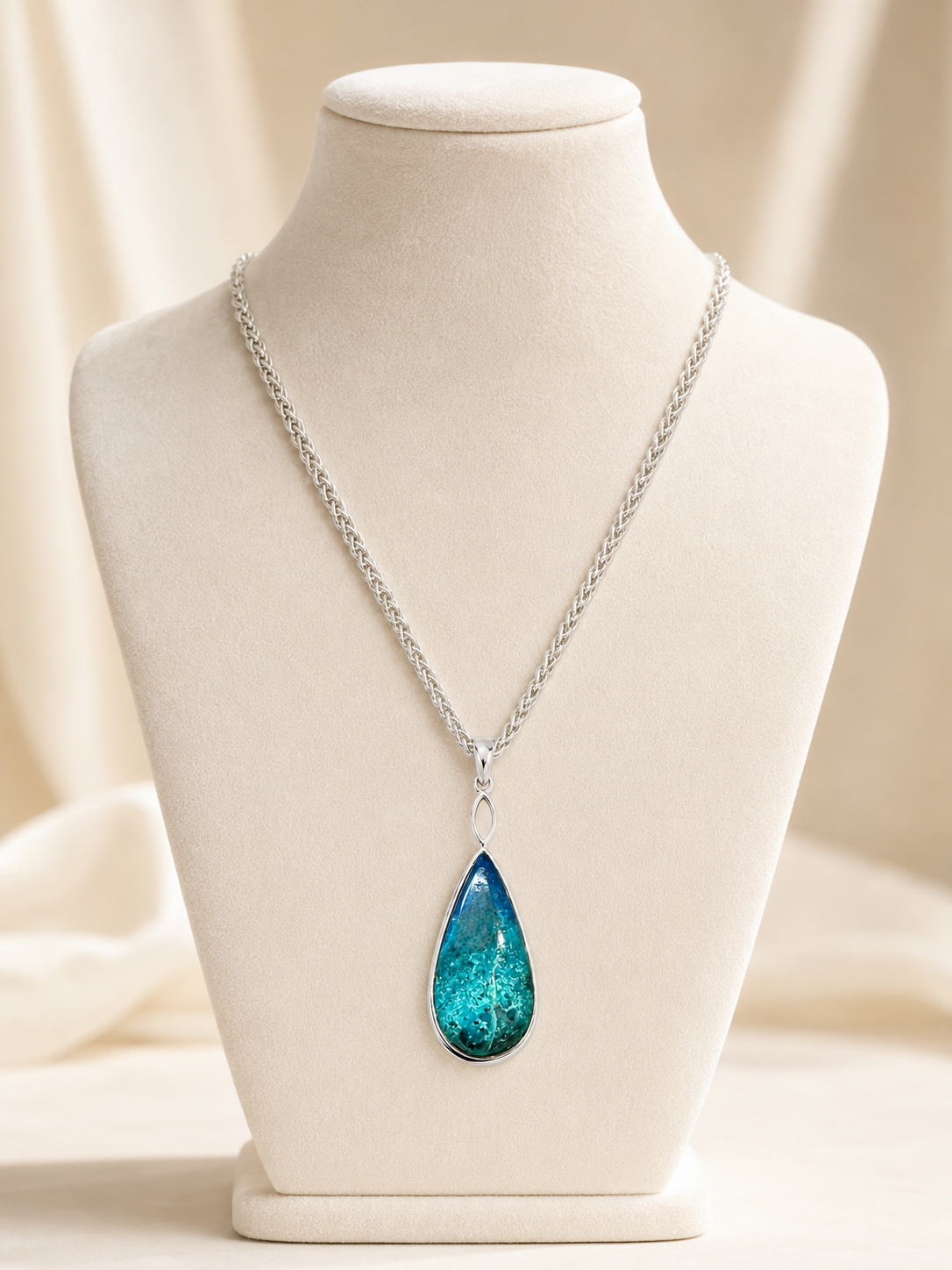 Amazonite Ocean Drop Pendant