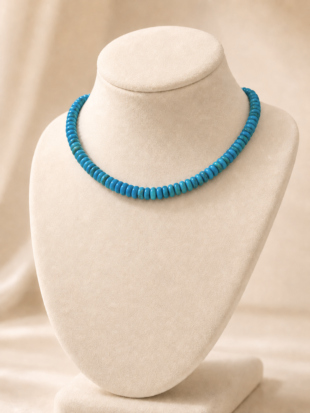 Turquoise Beaded Collar Necklace