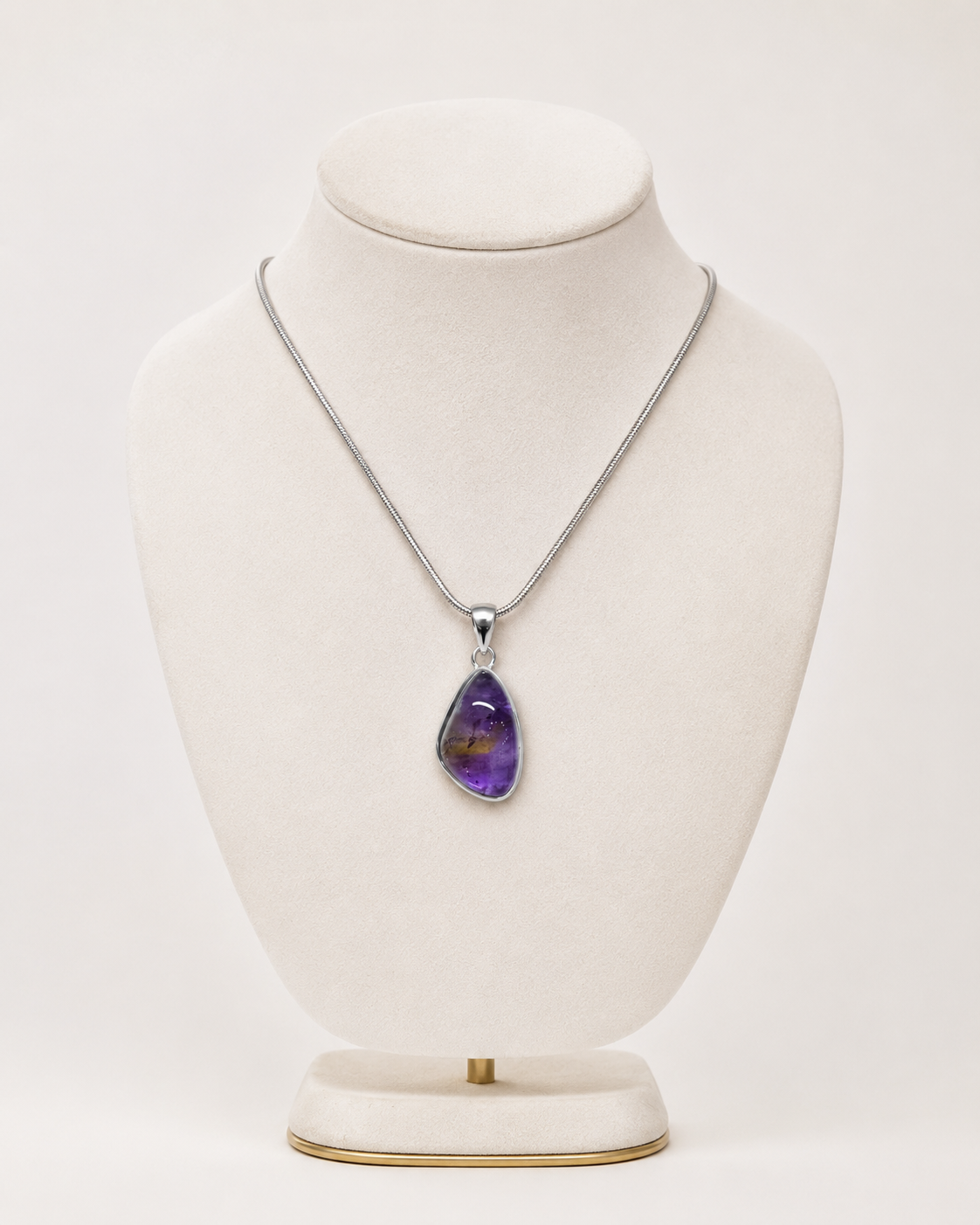 Ametrine Sterling Silver Pendant Necklace
