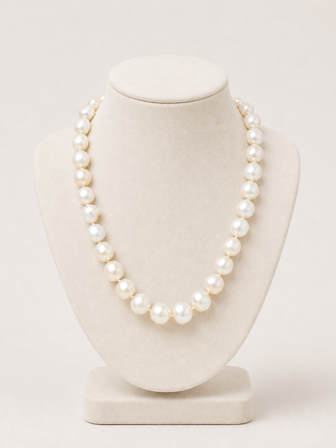 White Chunky Freshwater Pearl Necklace