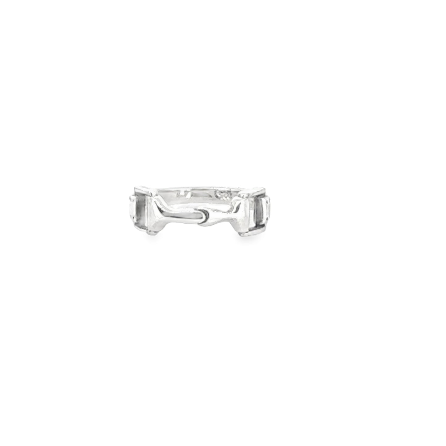Horse Bit Silver Ring