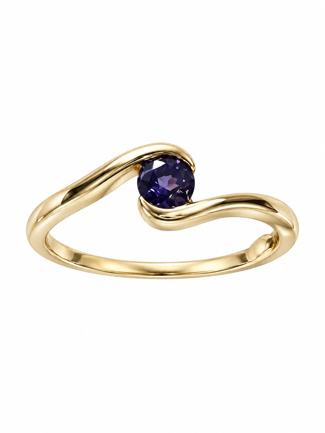Iolite Gold Ring
