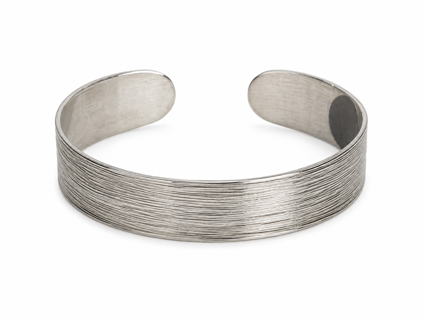 Sterling Silver Textured Bangle