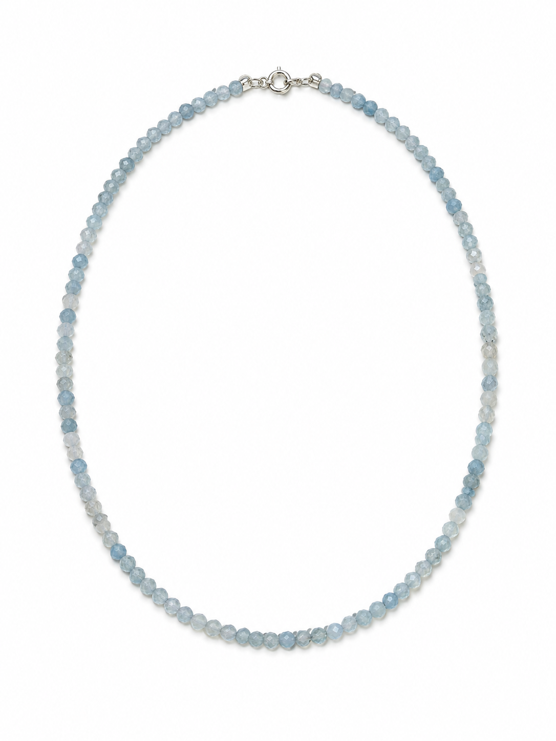 Aquamarine Beaded Necklace