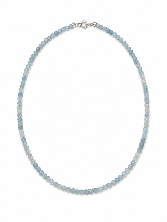 Aquamarine Beaded Necklace