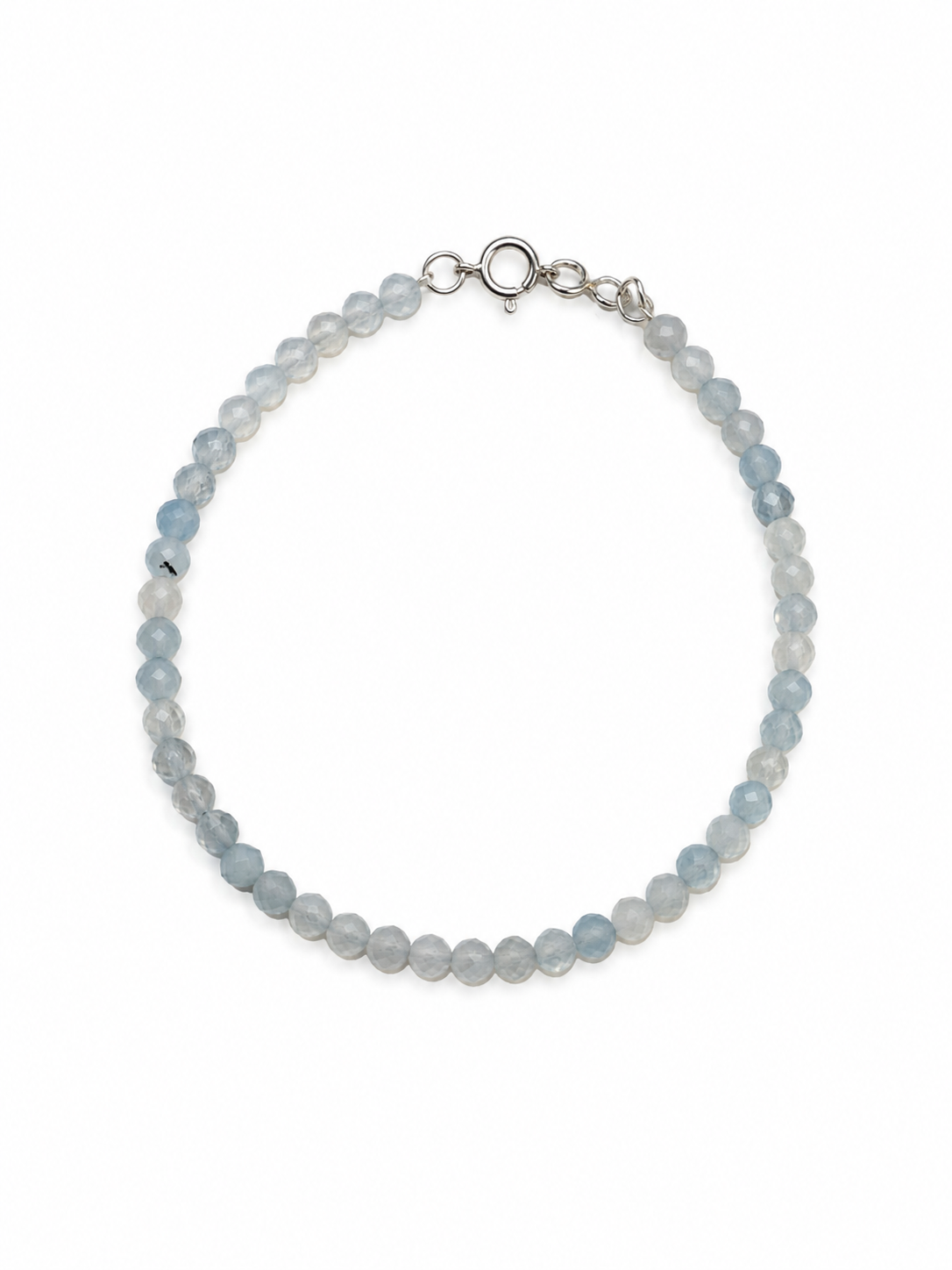Aquamarine Beaded Bracelet