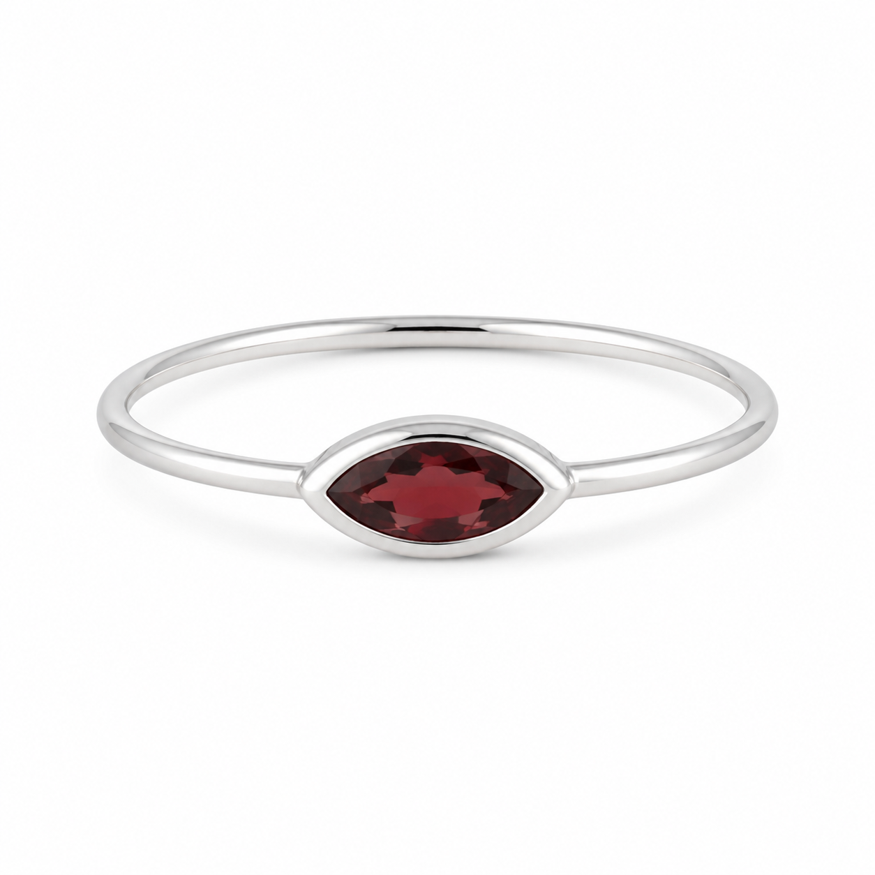 Garnet Eye Ring