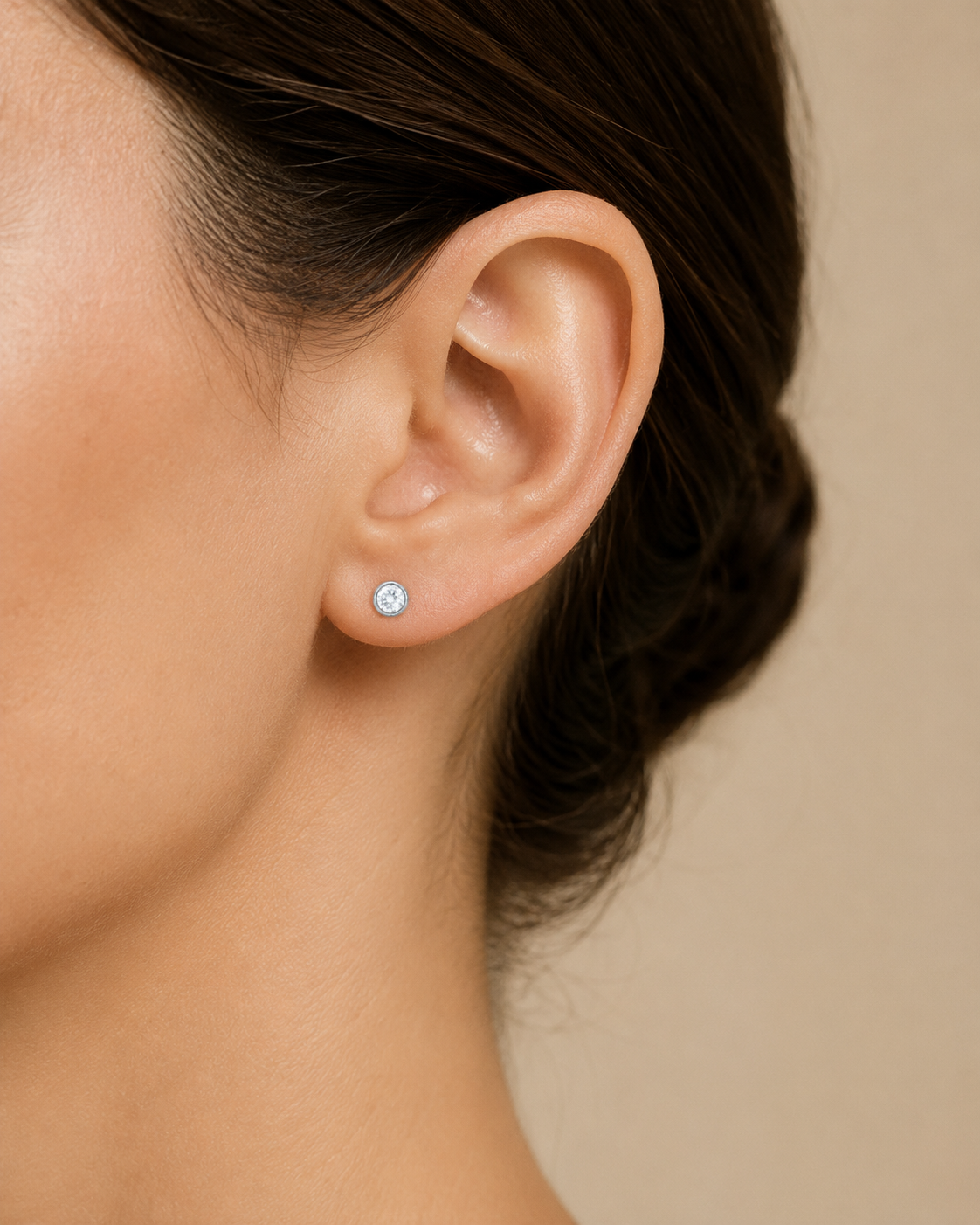 Medium Aquamarine Studs