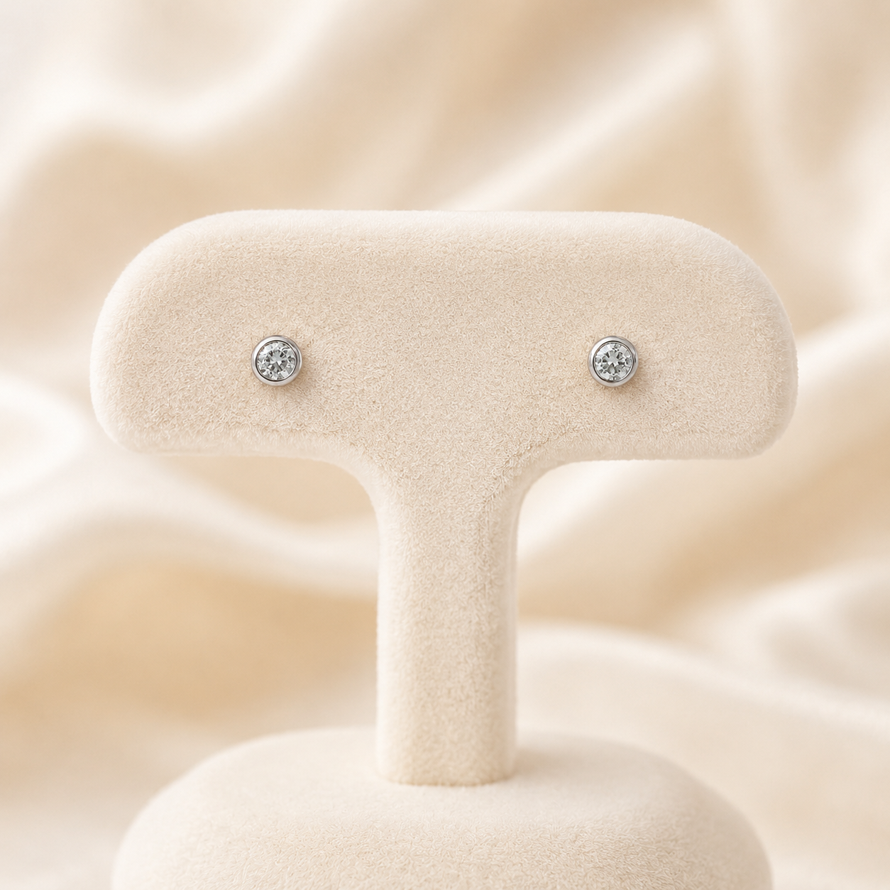 Small Aquamarine Studs