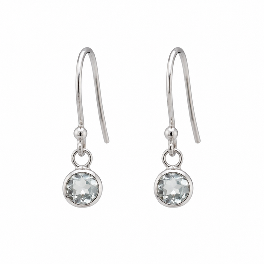 Aquamarine Drop Earrings