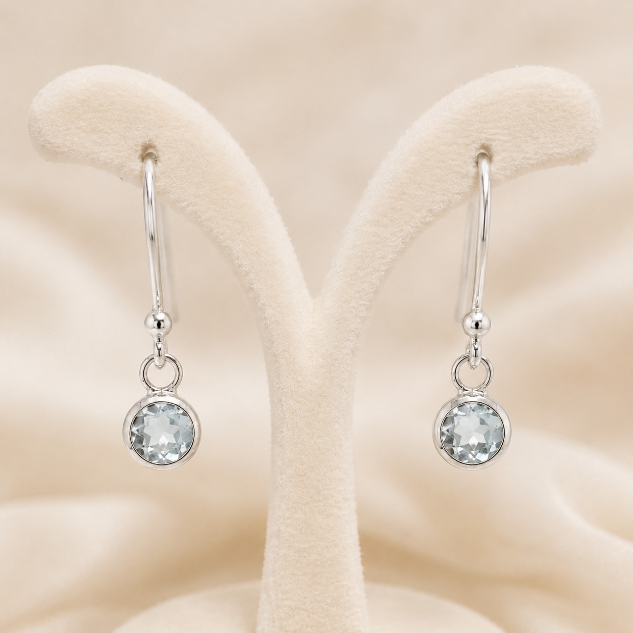 Aquamarine Drop Earrings