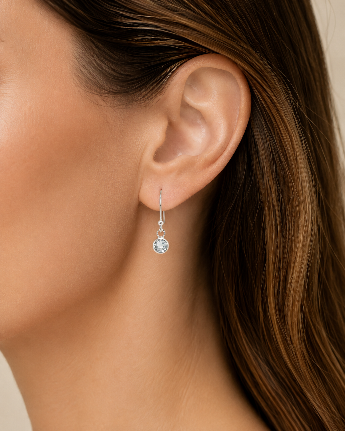 Aquamarine Drop Earrings