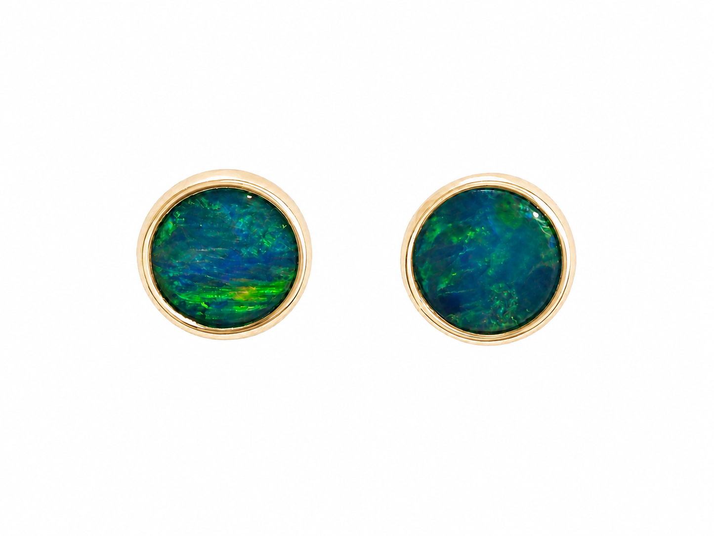 Mother Earth 9ct Gold Opal Earrings