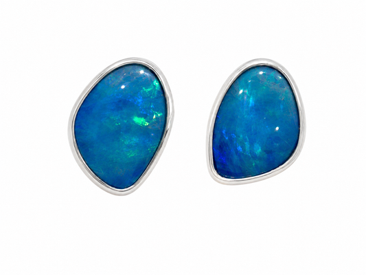 Ocean Abyss Opal Earrings