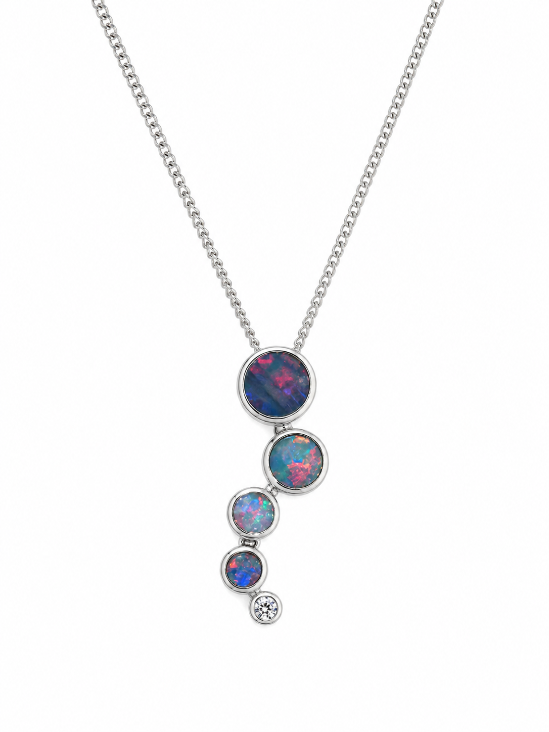 Galaxy Opal Pendant Necklace