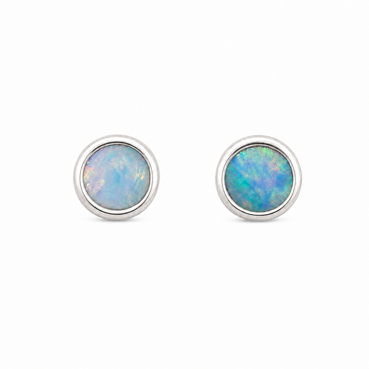 Galaxy Opal Stud Earrings