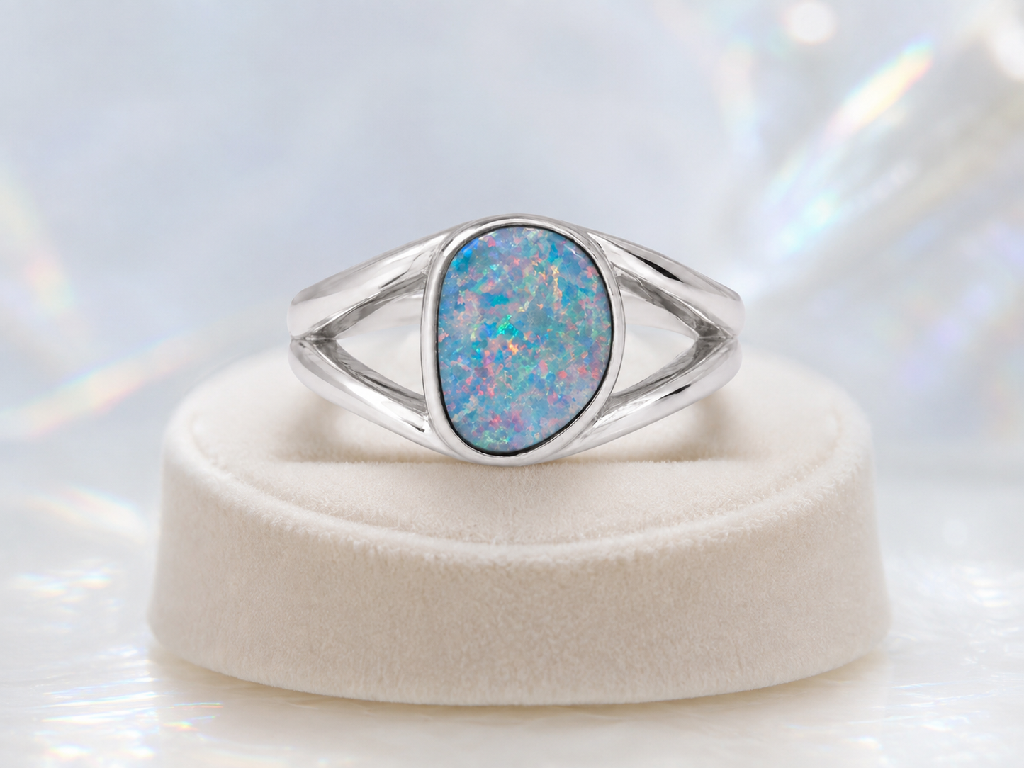 Starlit Opal Ring