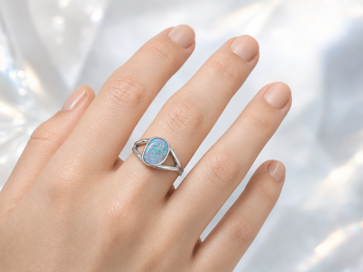 Starlit Opal Ring