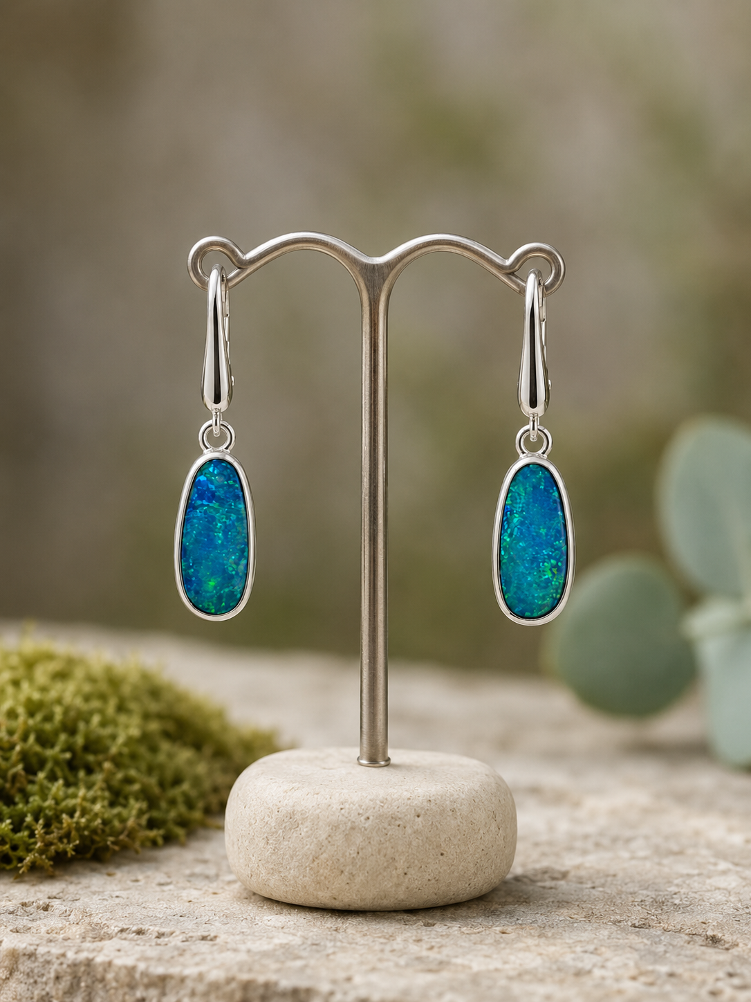 Mother Earth Opal Drop Earrings