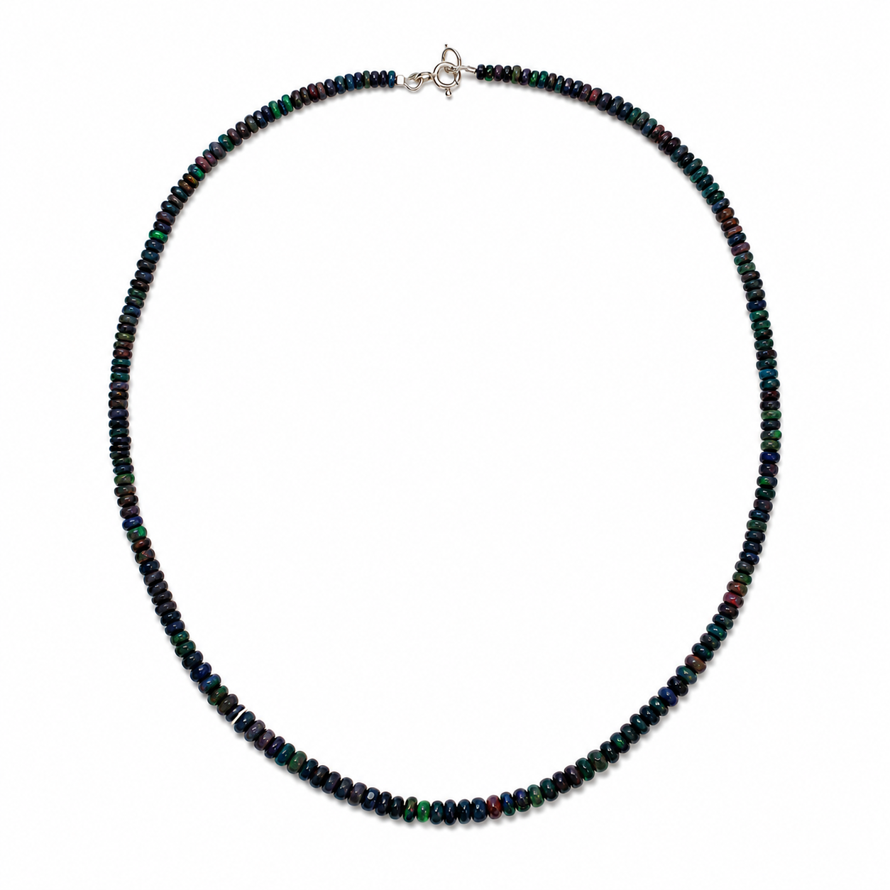 Multicoloured Midnight Opal Beaded Necklace