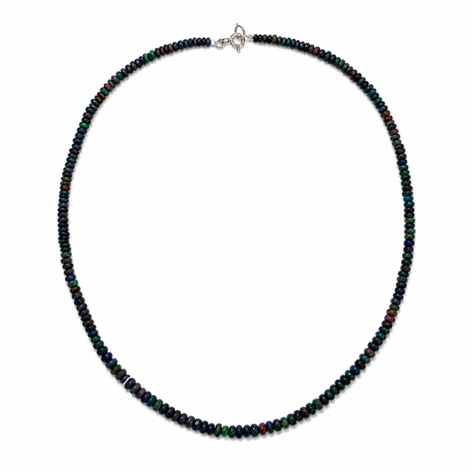 Multicoloured Midnight Opal Beaded Necklace