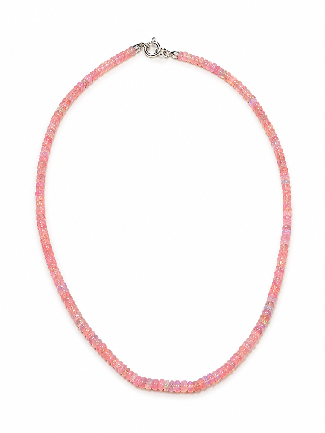 Blush Opal Beaded Necklace
