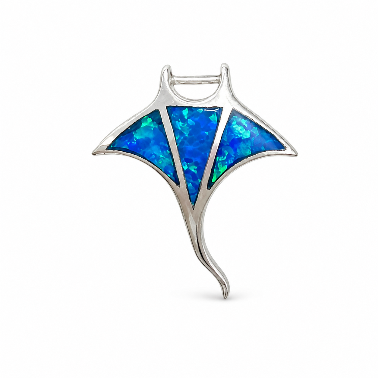 Manta Ray Opal Pendant