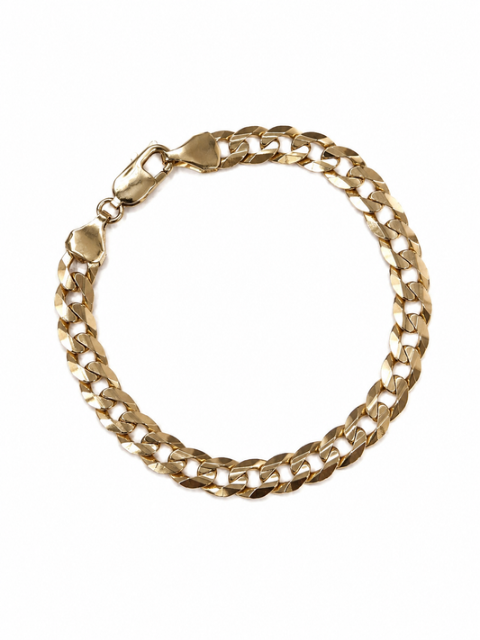 Pre-loved Gold Curb Chain Bracelet
