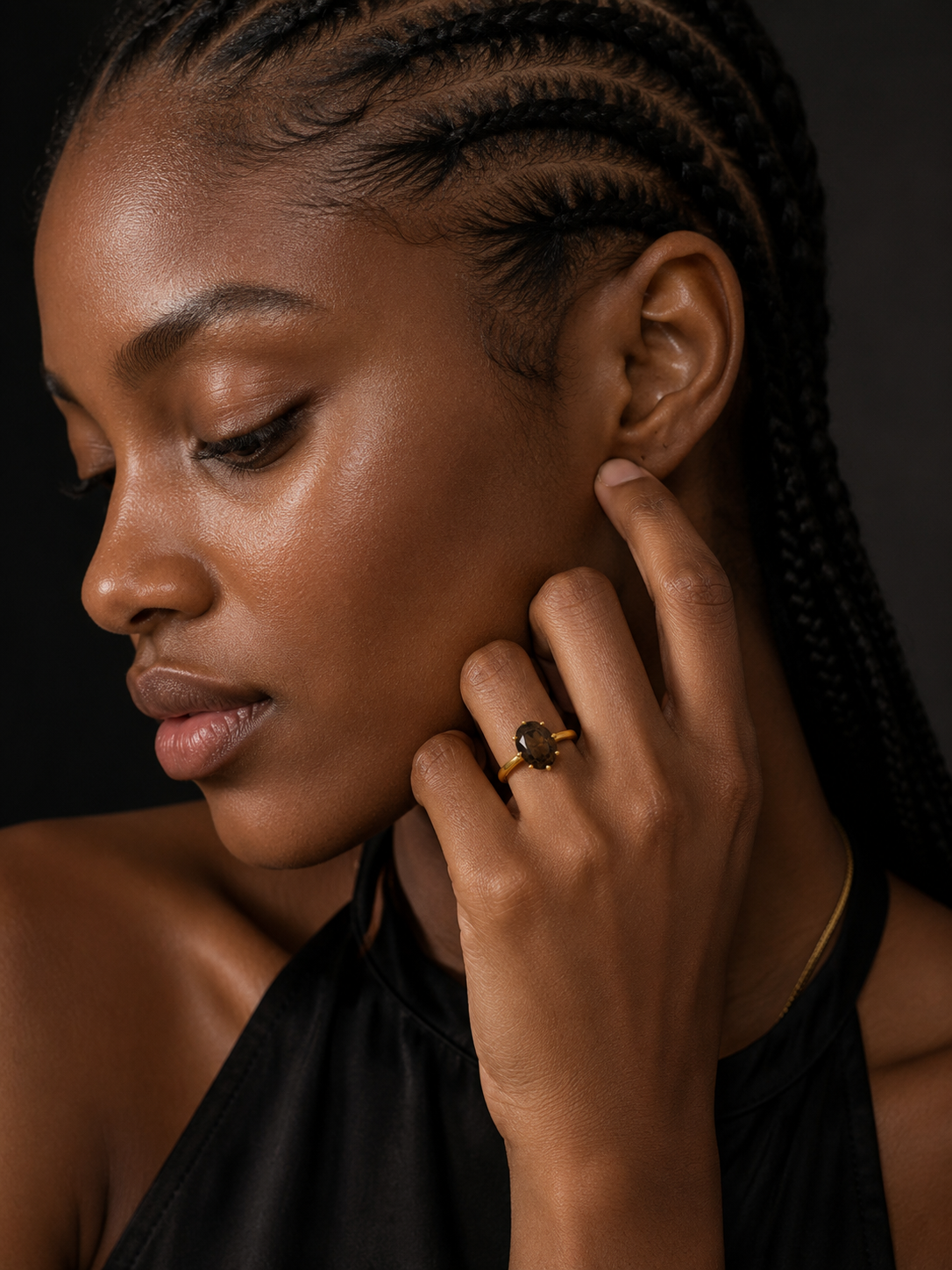 Pre-loved Smoky Quartz Ring