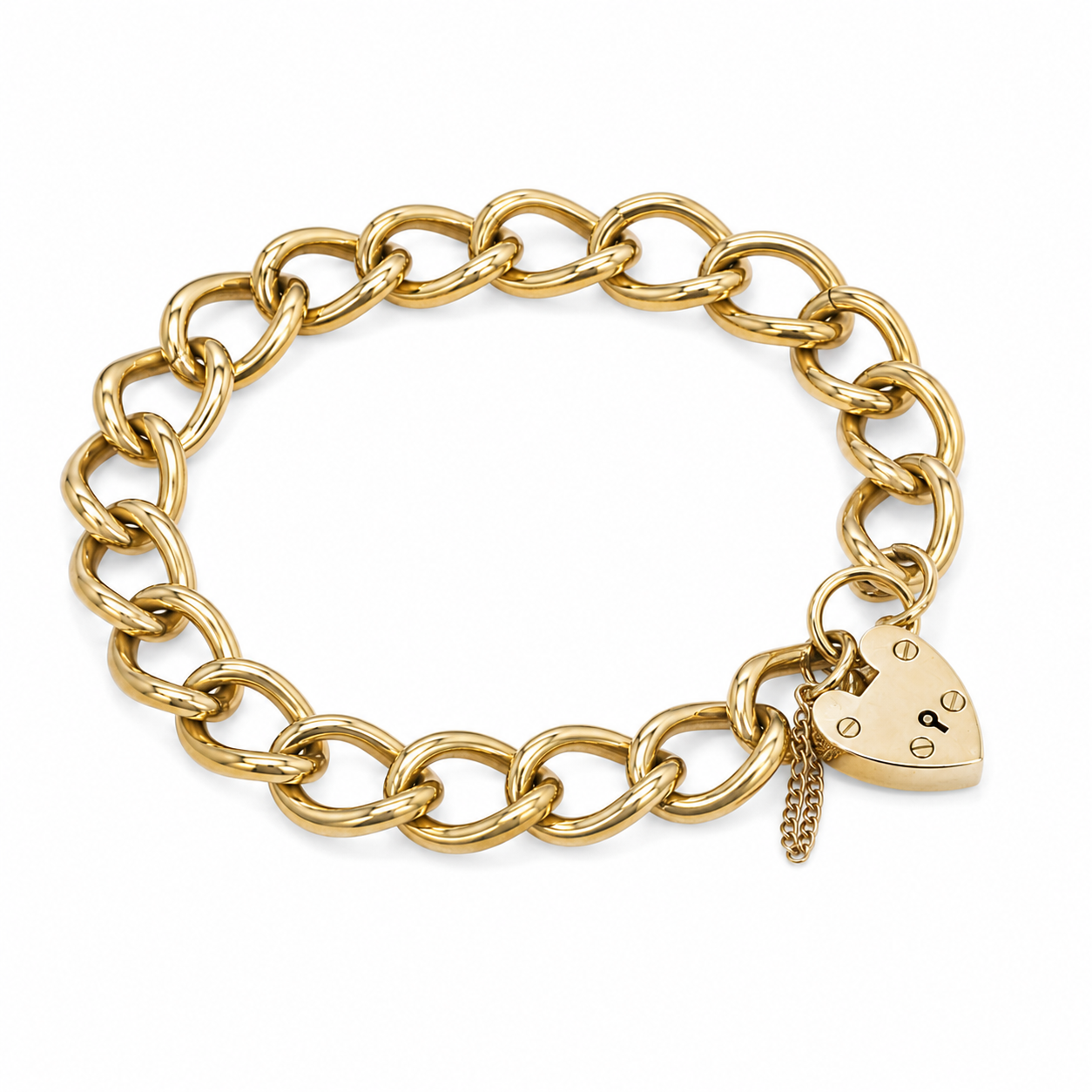 Pre-loved Padlock Curb Bracelet