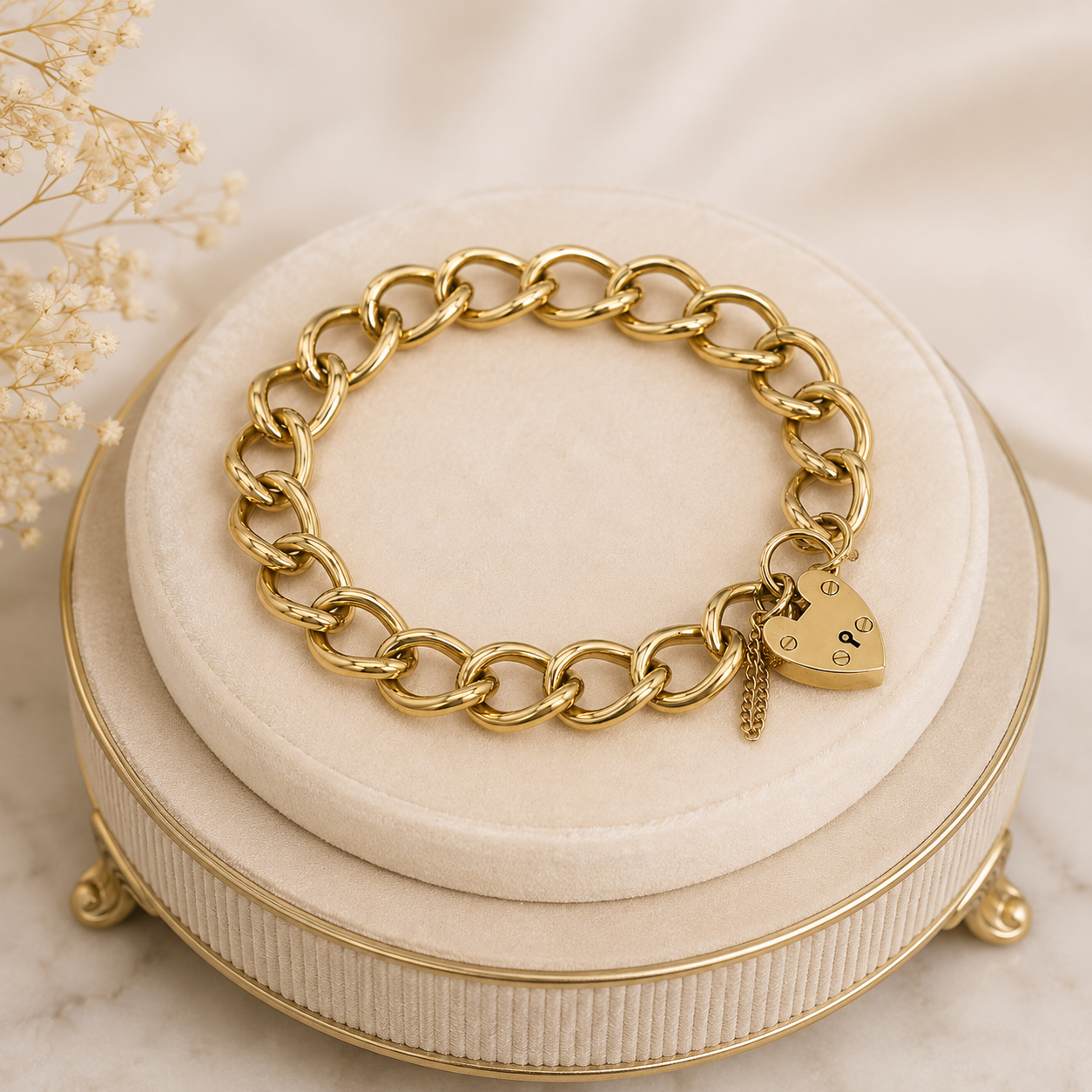 Pre-loved Padlock Curb Bracelet