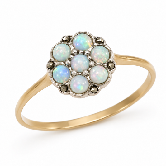 Pre-loved Opal Flower Ring