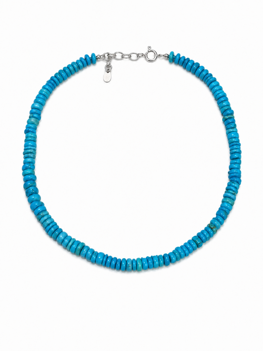 Turquoise Beaded Collar Necklace
