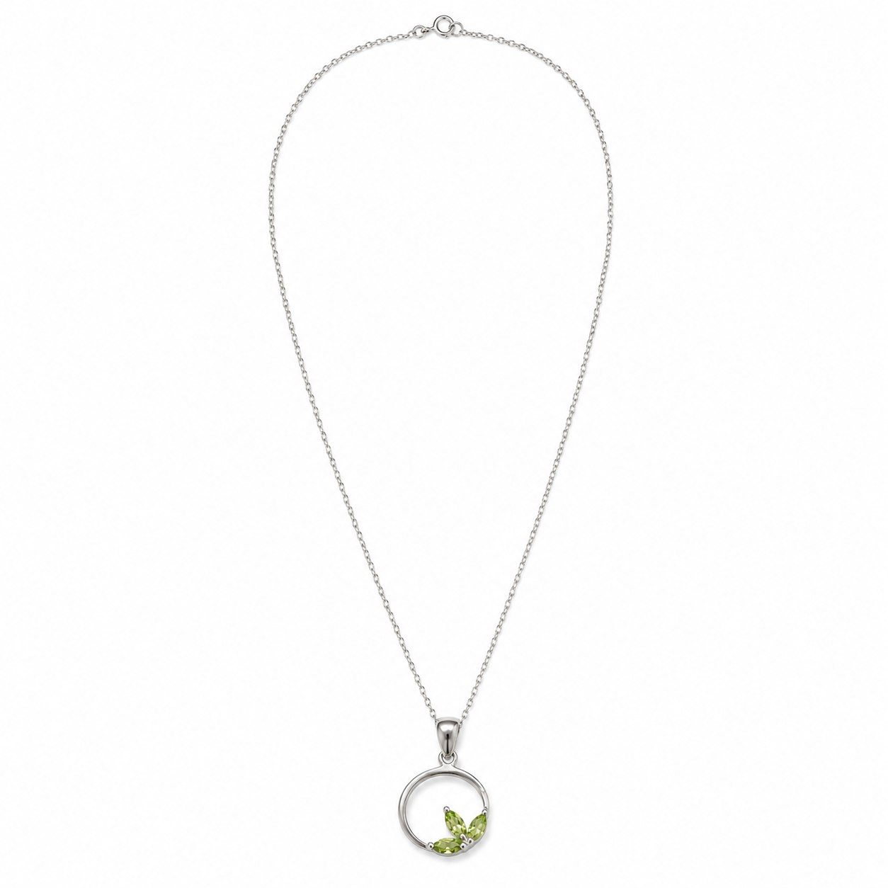 Peridot Fern Necklace