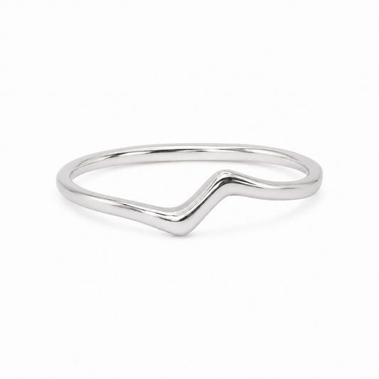 Sterling Silver Wave Ring