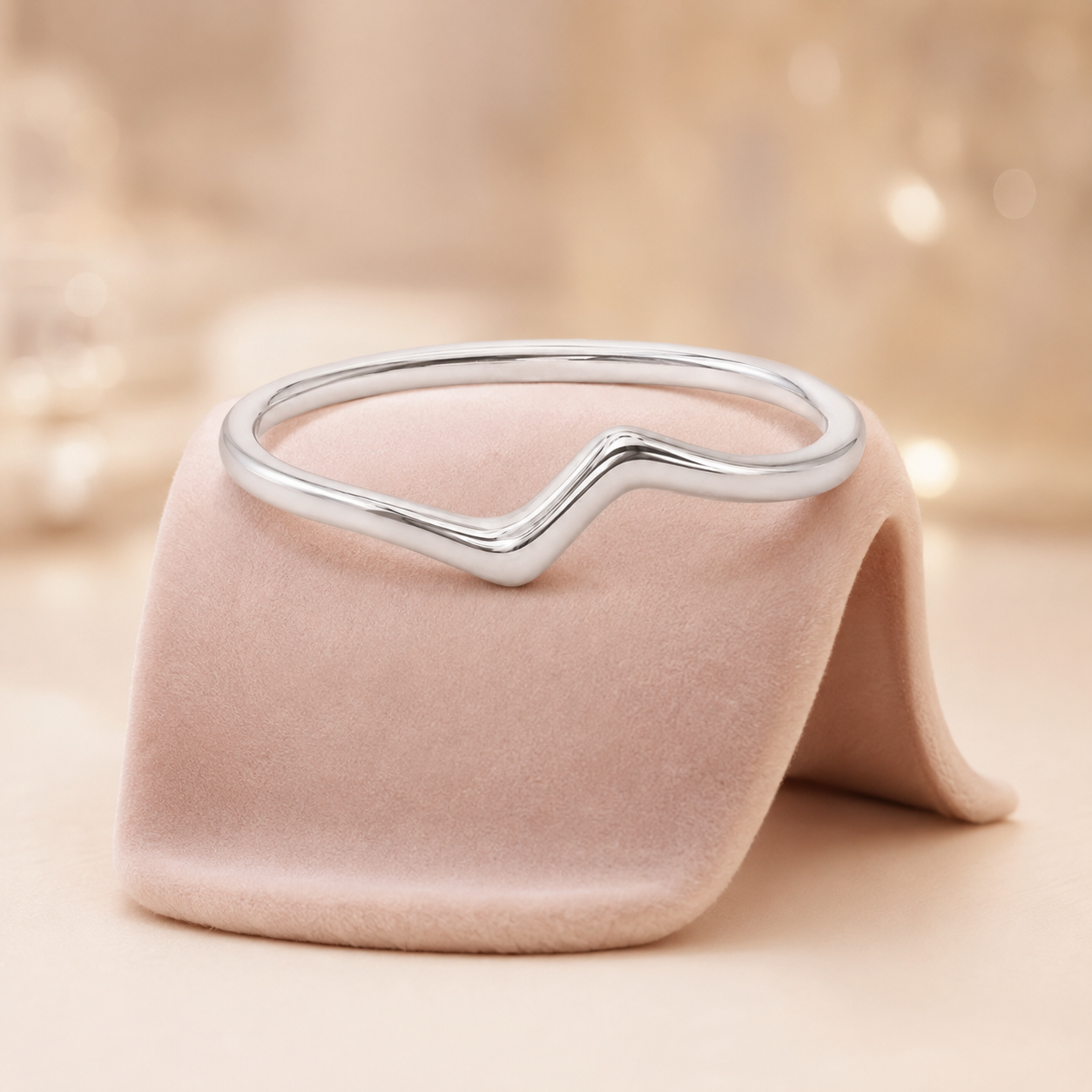 Sterling Silver Wave Ring