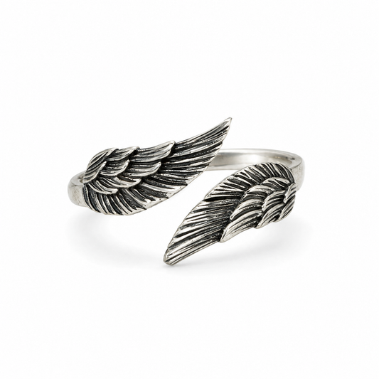 Sterling Silver Angel Ring