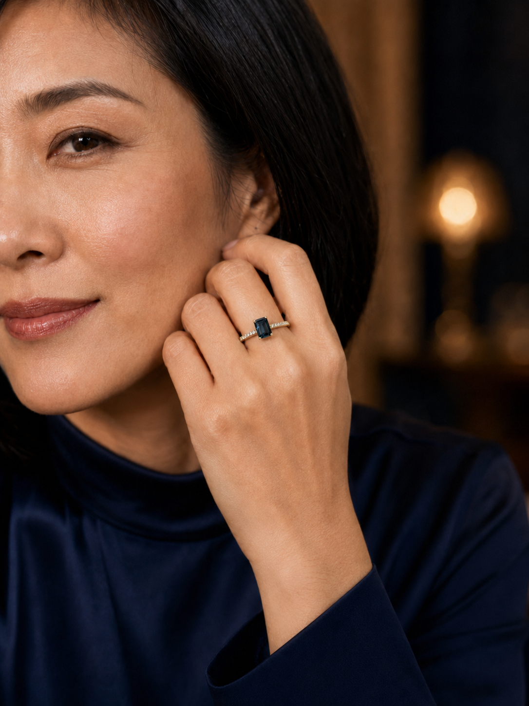 London Blue Topaz Ring