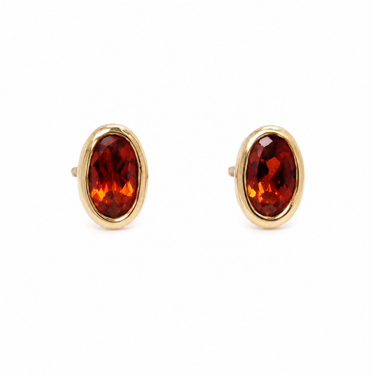 Fire Opal Earrings