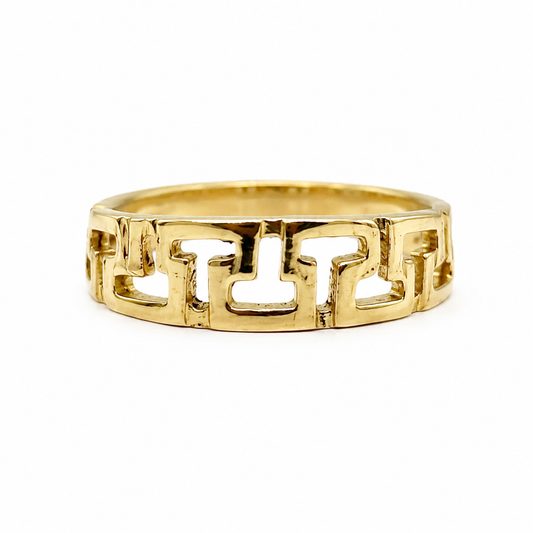 Pre-loved 14ct Gold Openwork Pattern Ring