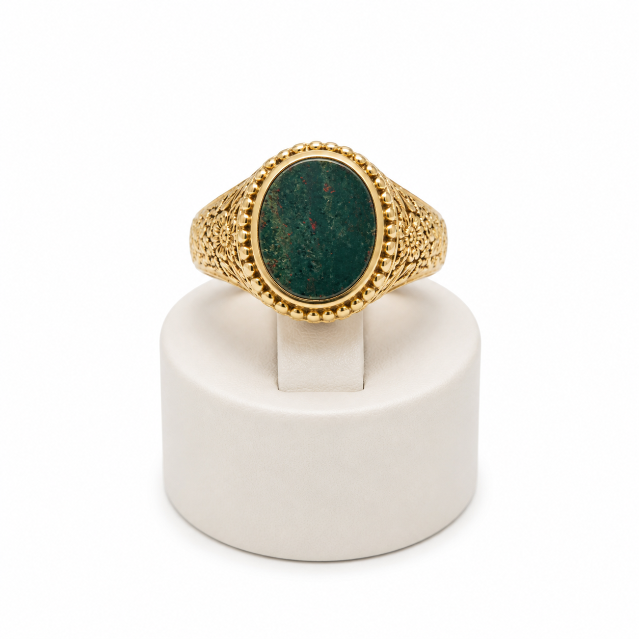 Pre-loved 9ct Gold Bloodstone Signet Ring