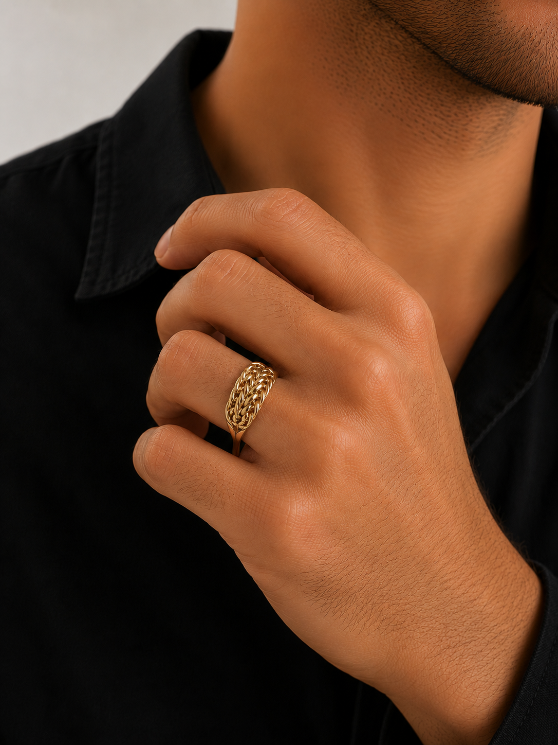 Pre-loved 9ct Woven Ring