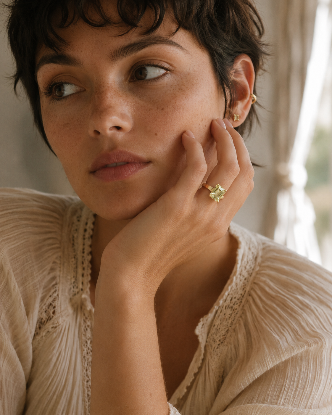 Honeylight Citrine Ring