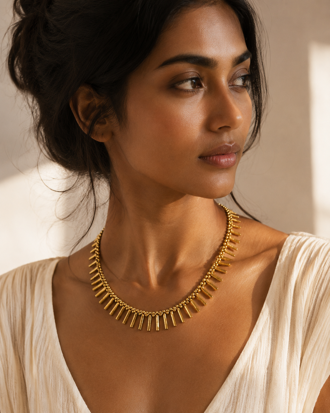Pre-loved 18ct Bar Necklace