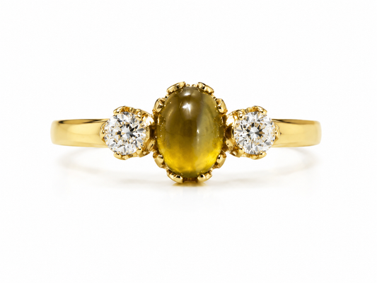 Pre-loved 22ct Chrysoberyl Cat's Eye Ring